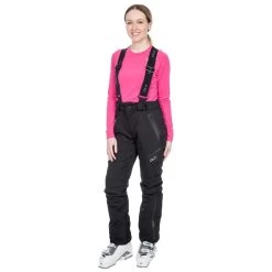 Trespass DLX Womens Waterproof Ski Trousers Marisol -Adventure Pulse marisol fabtskn20002 blk m01