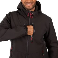 Trespass Mens Softshell Jacket Marlon B - BLACK 4XL 15 Trespass Mens Softshell Jacket Marlon B - BLACK 4XL -Adventure Pulse marlonb majksstr0017 blk m05