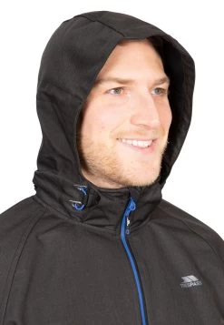 Trespass Men's Water Resistant Softshell Jacket Maverick 23 Trespass Men's Water Resistant Softshell Jacket Maverick -Adventure Pulse maverick majksstr0005 blk m03