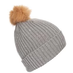 Trespass Womens Knitted Bobble Hat McNally -Adventure Pulse mcnally fashan20001 stg c