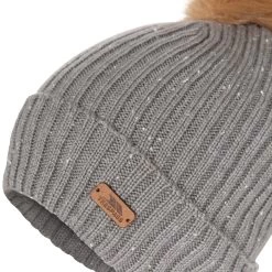 Trespass Womens Knitted Bobble Hat McNally -Adventure Pulse mcnally fashan20001 stg d