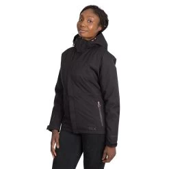 Trespass DLX Womens Waterproof Jacket Padded Mendell 29 Trespass DLX Womens Waterproof Jacket Padded Mendell -Adventure Pulse mendell fajkratr0001 blk m03