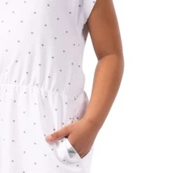 Trespass Kids Short Sleeved Dress Round Neck Mesmerised 32 Trespass Kids Short Sleeved Dress Round Neck Mesmerised -Adventure Pulse mesmerised fccldrtr0001 wht m04