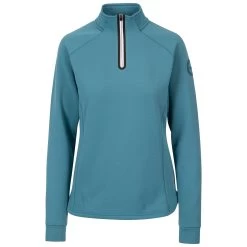 Trespass DLX Women's Long Sleeve Top Mhairi - STORM BLUE XXS