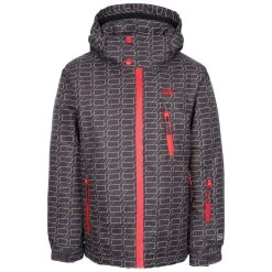 Trespass Boy's Ski Jacket TP50 Minor - DARK GREY 2/3