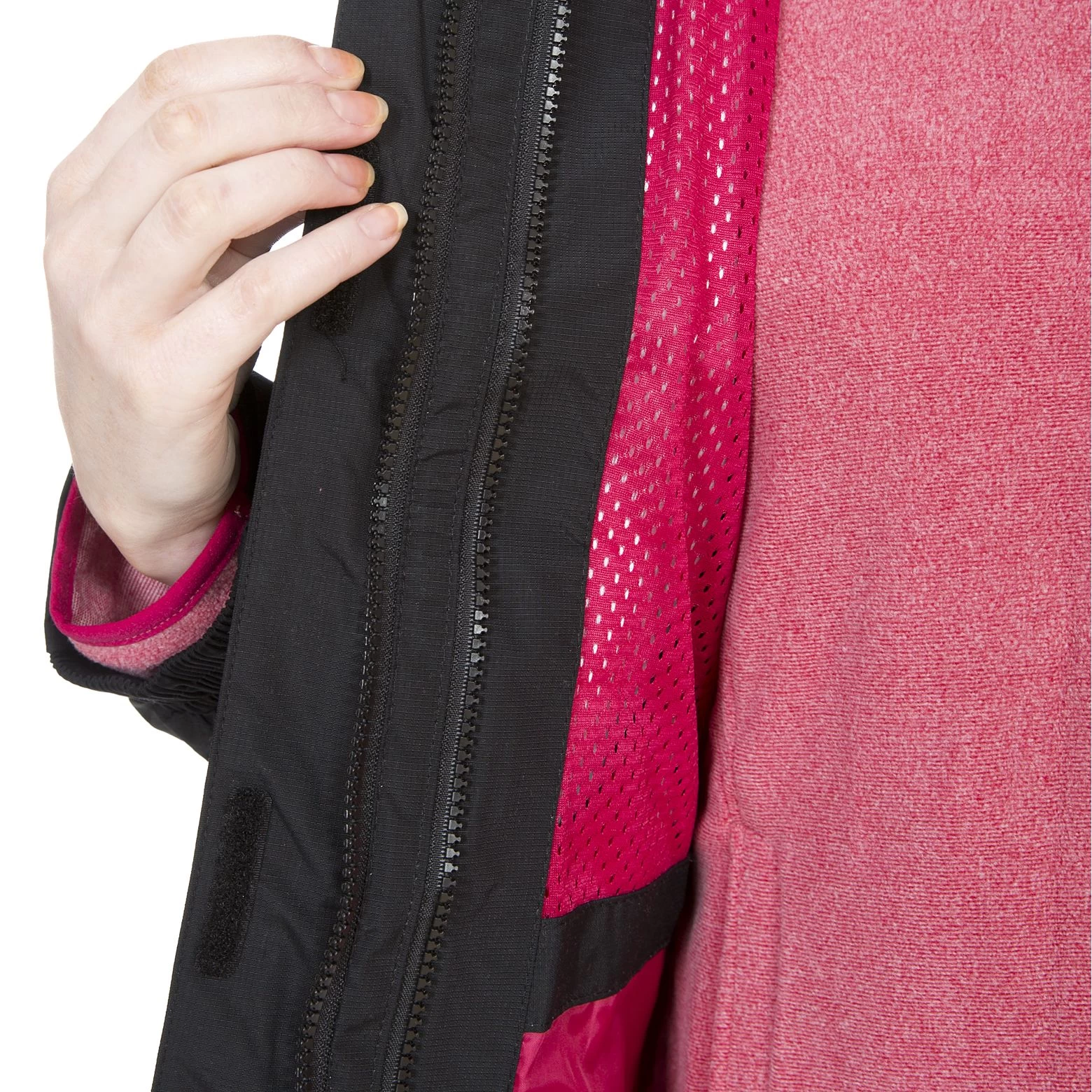 Trespass Womens 3 In 1 Jacket Hooded Madalin - Junior Size 10 Trespass Womens 3 In 1 Jacket Hooded Madalin - Junior Size - Image 10