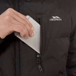 Trespass Men's Hooded Padded Casual Jacket Clip - Junior Size -Adventure Pulse model casual clip black 7