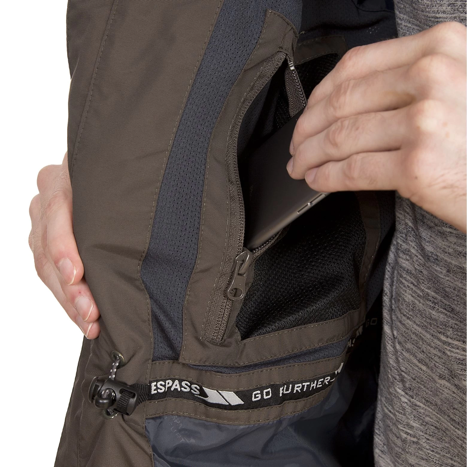 Trespass Men's Waterproof Jacket Edwin - Junior Size 6 Trespass Men's Waterproof Jacket Edwin - Junior Size - Image 6