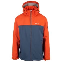 Trespass Men's DLX Softshell Jacket Moyler - BURNT ORANGE XXS