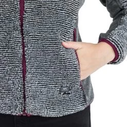 Trespass Womens Striped Fleece Muirhead - Junior Size -Adventure Pulse muirhead faflfln20008 gsr m05 1