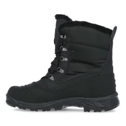 Trespass Mens Fleece Lined Snow Boots Negev II - Junior Size 25 Trespass Mens Fleece Lined Snow Boots Negev II - Junior Size -Adventure Pulse negevii mafobon20001 blk d