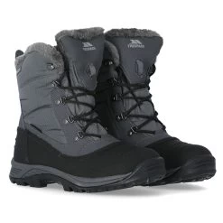 Trespass Mens Fleece Lined Snow Boots Negev II - Junior Size 20 Trespass Mens Fleece Lined Snow Boots Negev II - Junior Size -Adventure Pulse negevii mafobon2001 csl g