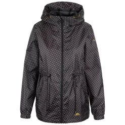 Trespass Women's Waterproof Jacket TP75 Niggle - BLACK PRINT XXS