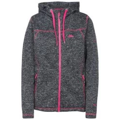 Trespass Womens Fleece Hoodie Odelia - Junior Size -Adventure Pulse odelia faflflj20007 bkm a 1