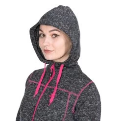 Trespass Womens Fleece Hoodie Odelia - Junior Size -Adventure Pulse odelia faflflj20007 bkm m03