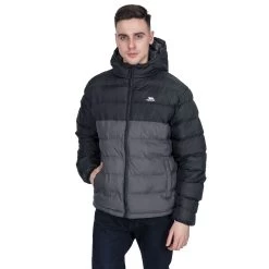 Trespass Men's Padded Water Resistant Jacket Oskar 31 Trespass Men's Padded Water Resistant Jacket Oskar -Adventure Pulse oskar majkcan20007 blk m04