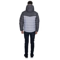 Trespass Men's Oskar Padded Water Resistant Jacket Black / Carbon -Adventure Pulse oskar majkcan20007 cbn m05