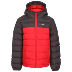 Trespass Kids' Padded Casual Jacket Oskar -Adventure Pulse oskar ucjkcan20002 red a