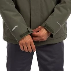 Trespass Men's Padded Waterproof Jacket Zip Off Hood Oswarm -Adventure Pulse oswarm majkratr0052 ivy m04