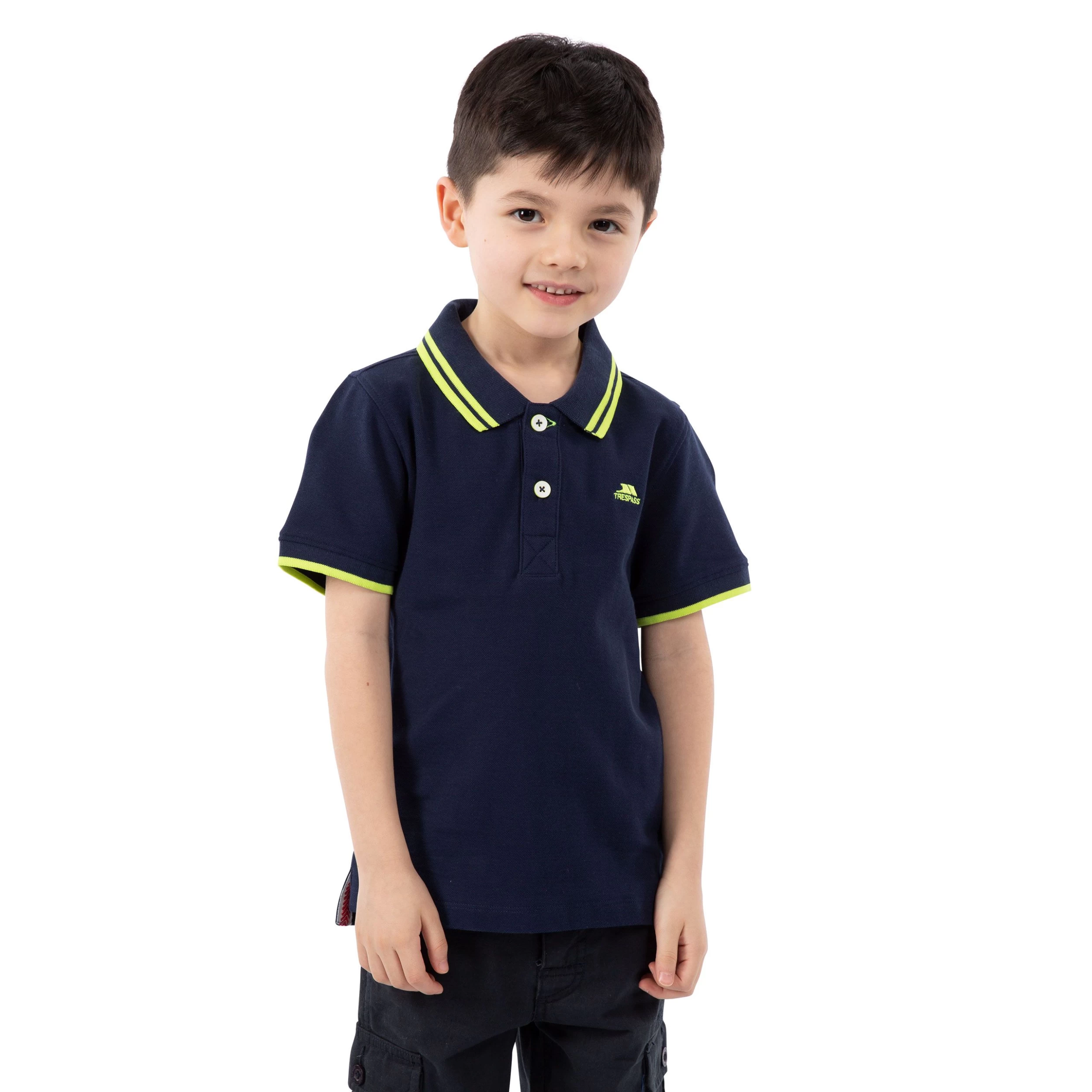 TRESPASS MALE T-SHIRT OUTLINE - NAVY 11/12 3 TRESPASS MALE T-SHIRT OUTLINE - NAVY 11/12 - Image 3