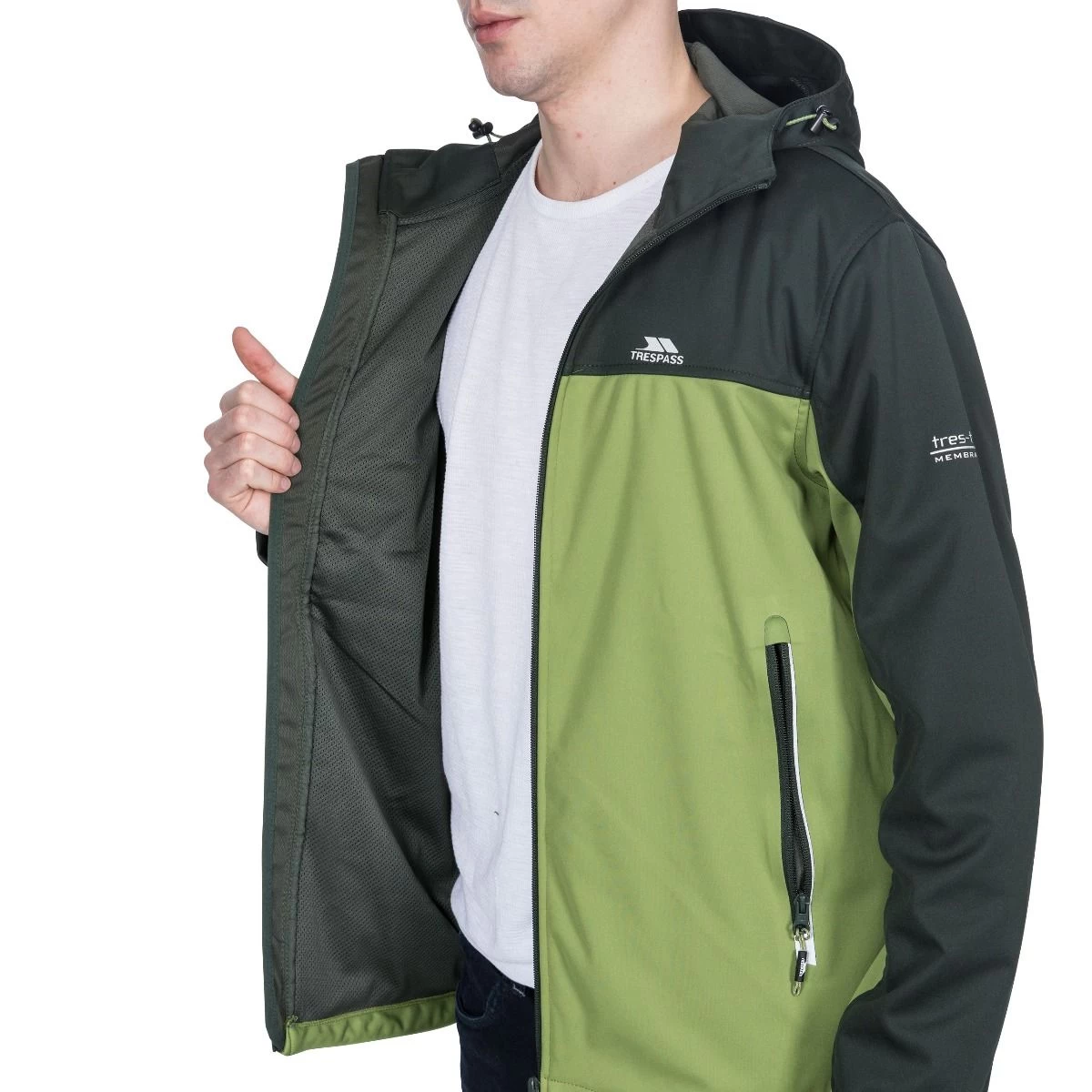 Trespass Men's Hooded Softshell Jacket Palin 8 Trespass Men's Hooded Softshell Jacket Palin - Image 8