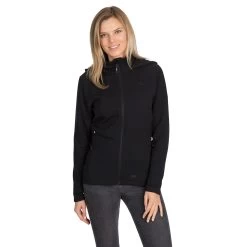 Trespass Womens Fleece Hoodie Panache -Adventure Pulse panache faflfltr0008 blk m02