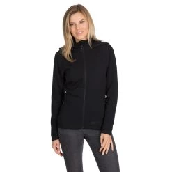 Trespass Womens Fleece Hoodie Panache -Adventure Pulse panache faflfltr0008 blk m02 1