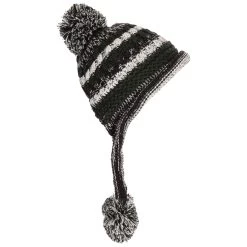 Trespass Adult's Knitted Hat Pendle - BLACK EACH -Adventure Pulse pendle uahshatr0027 blk c 1