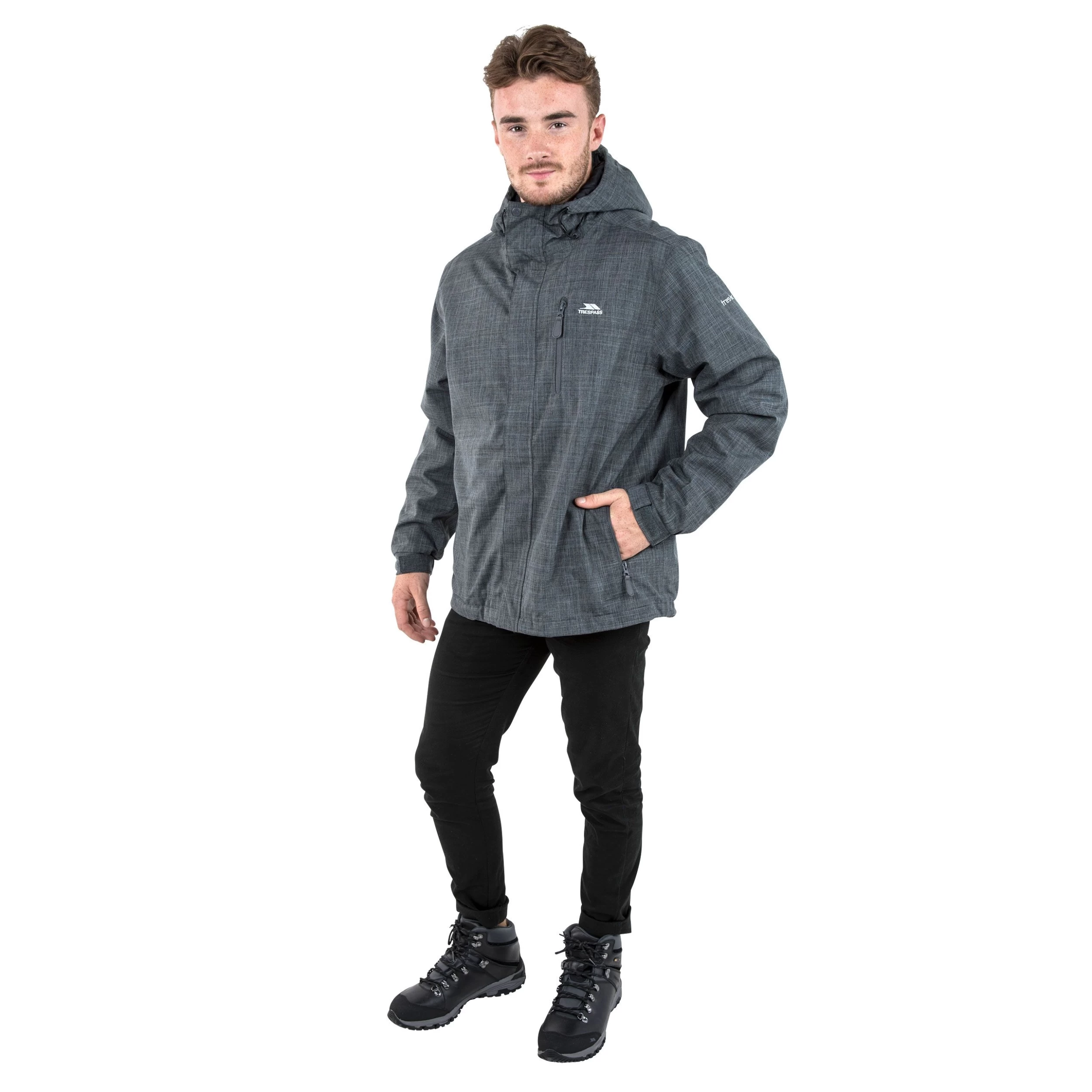 Trespass Men's Waterproof Jacket Phillips - Junior Size 12 Trespass Men's Waterproof Jacket Phillips - Junior Size - Image 12