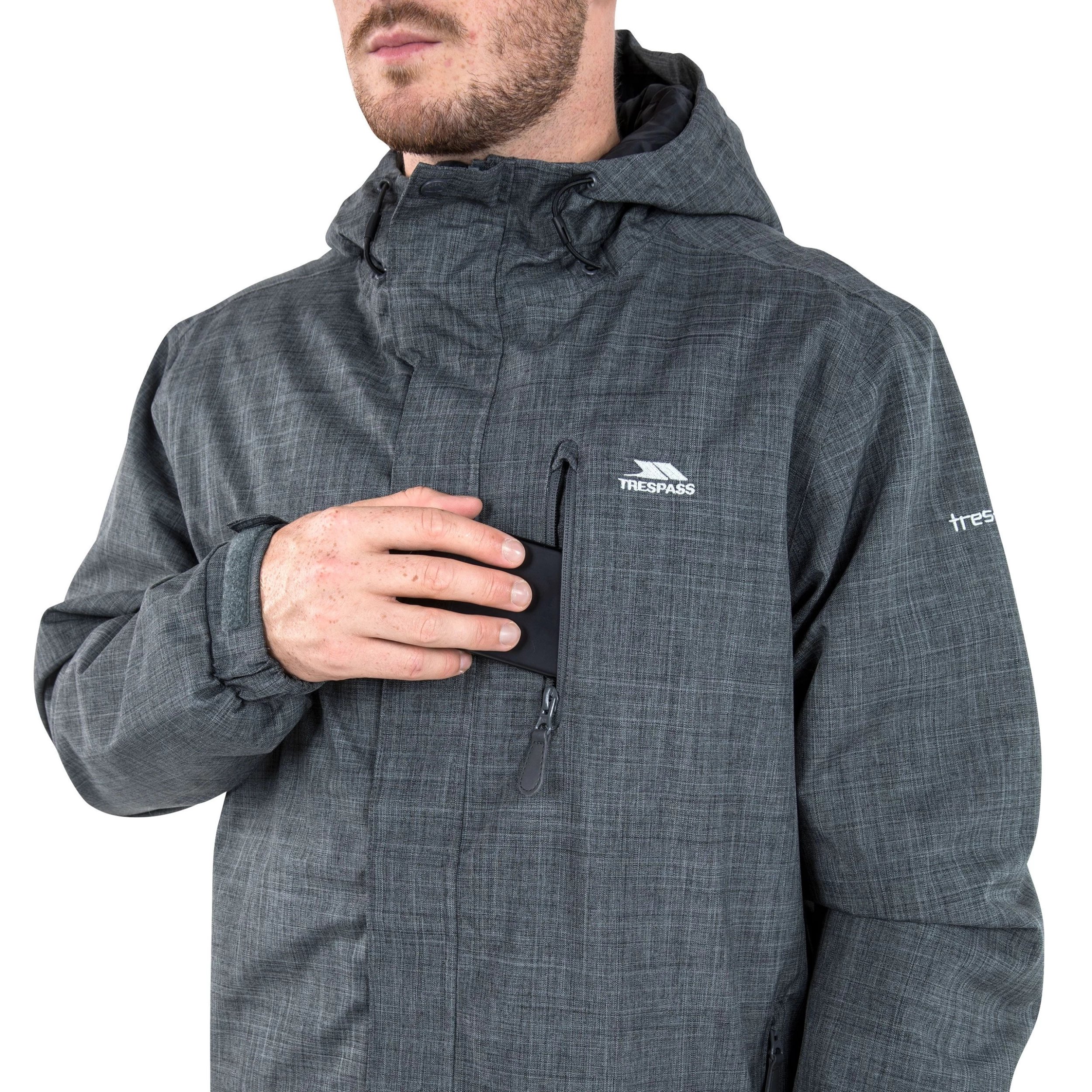 Trespass Men's Waterproof Jacket Phillips - Junior Size 5 Trespass Men's Waterproof Jacket Phillips - Junior Size - Image 5