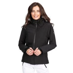 Trespass Womens Ski Jacket Waterproof Poise - Junior Size 10 Trespass Womens Ski Jacket Waterproof Poise - Junior Size -Adventure Pulse poise fajktr0007 blk m02