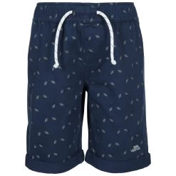 TRESPASS MALE CASUAL SHORTS PUBLISH - NAVY 11/12