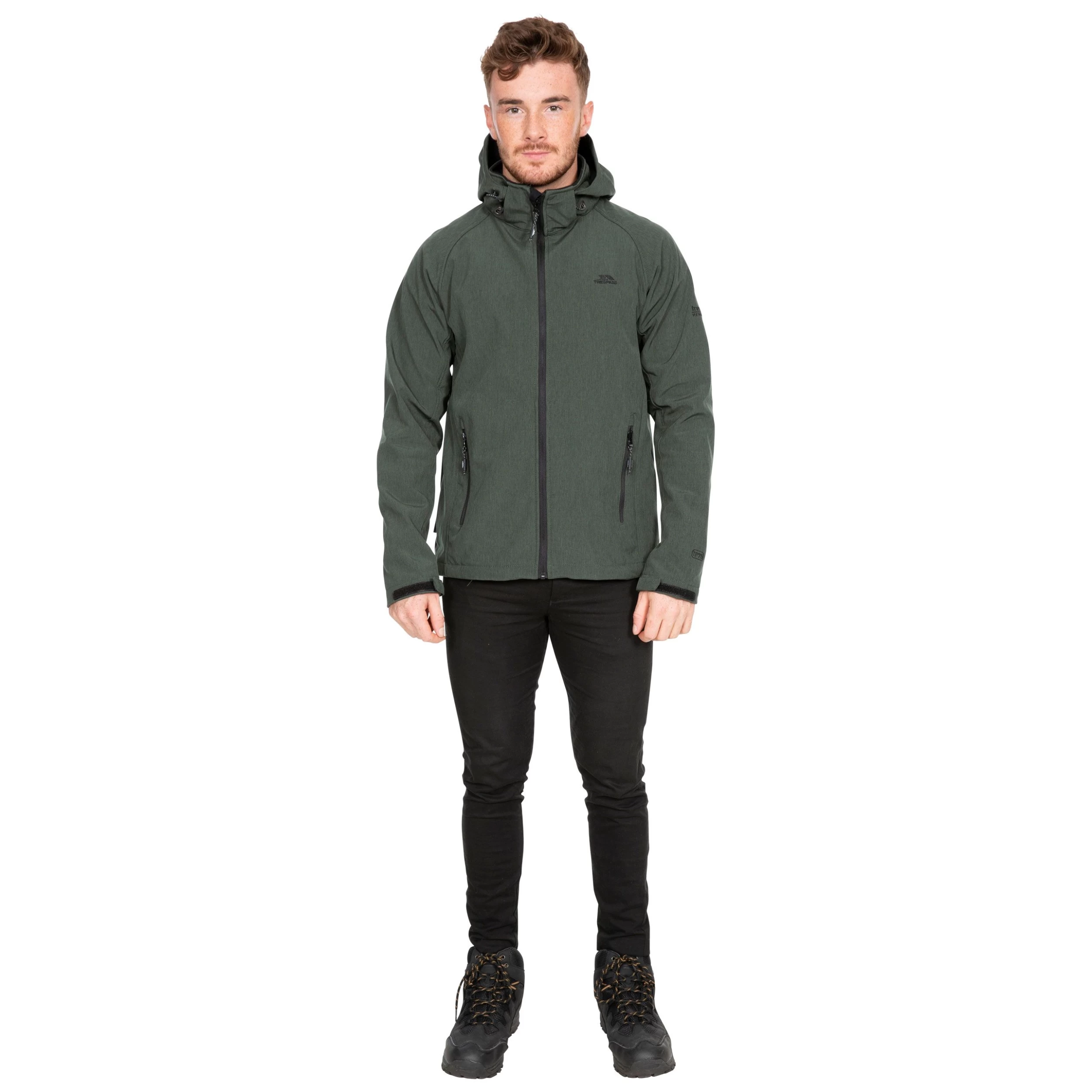 Trespass Men's Hooded Softshell Jacket Rafi 6 Trespass Men's Hooded Softshell Jacket Rafi - Image 6