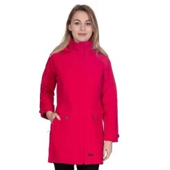 Trespass Womens Waterproof Jacket Rainy Day 27 Trespass Womens Waterproof Jacket Rainy Day -Adventure Pulse rainyday fajkram20002 red m08