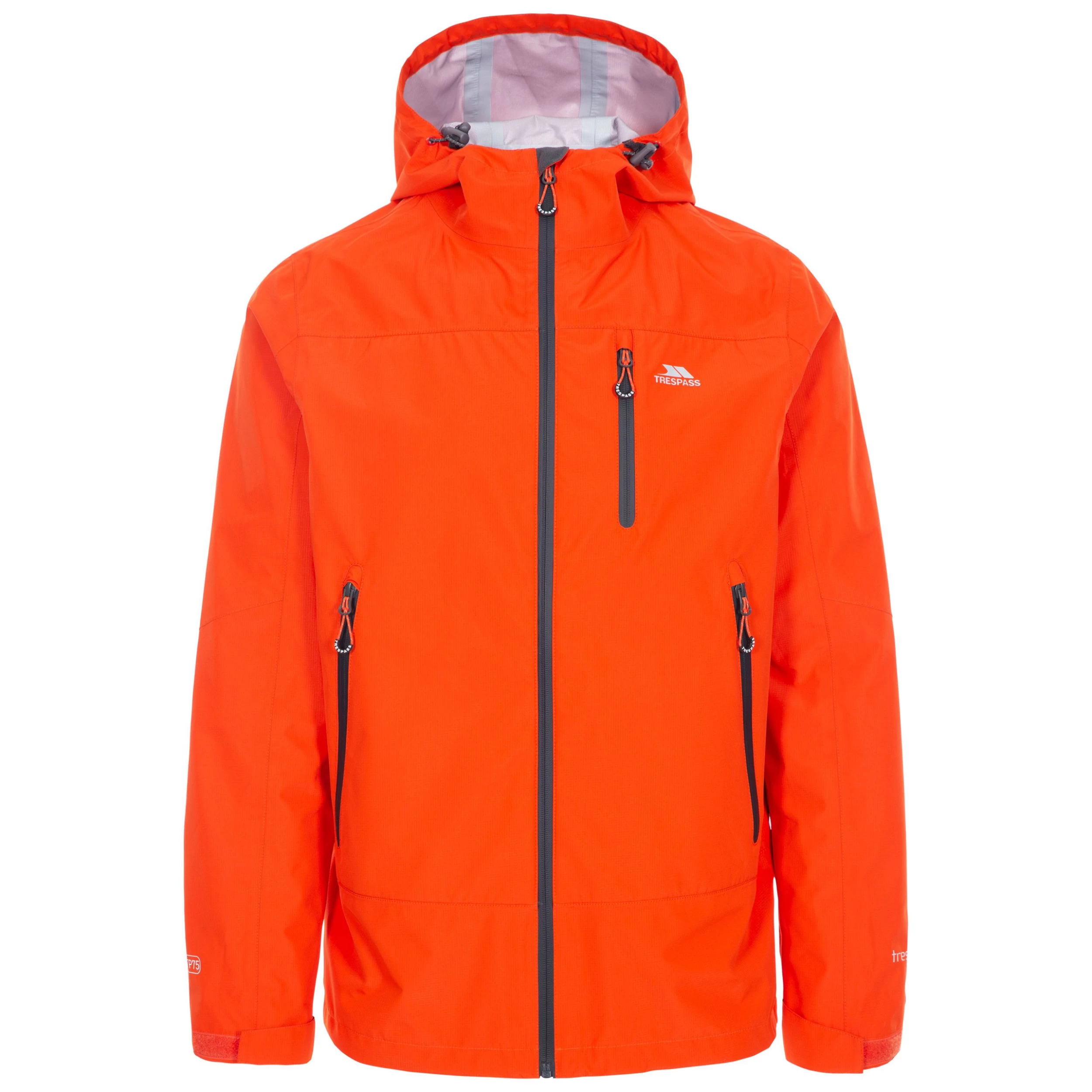 Trespass Men's Waterproof Jacket TP75 Rakenfard - FLAME XXS 1 Trespass Men's Waterproof Jacket TP75 Rakenfard - FLAME XXS