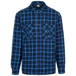 Trespass Men's Fleece Lined Checked Shirt Rapeseed