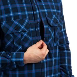 Trespass Men's Fleece Lined Checked Shirt Rapeseed -Adventure Pulse rapeseed matosbo10004 dbc m04