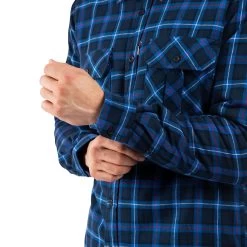 Trespass Men's Fleece Lined Checked Shirt Rapeseed -Adventure Pulse rapeseed matosbo10004 dbc m05