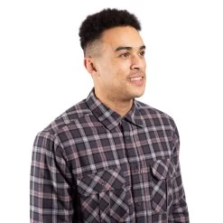 Trespass Men's Fleece Lined Checked Shirt Rapeseed -Adventure Pulse rapeseed matosbo10004 dgh m03