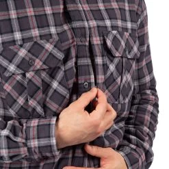 Trespass Men's Fleece Lined Checked Shirt Rapeseed -Adventure Pulse rapeseed matosbo10004 dgh m04