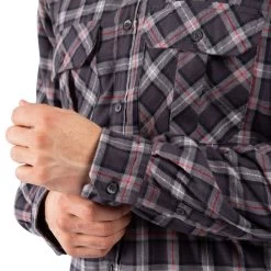 Trespass Men's Fleece Lined Checked Shirt Rapeseed -Adventure Pulse rapeseed matosbo10004 dgh m05