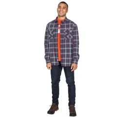 Trespass Men's Fleece Lined Checked Shirt Rapeseed -Adventure Pulse rapeseed matosbo10004 nyc m01