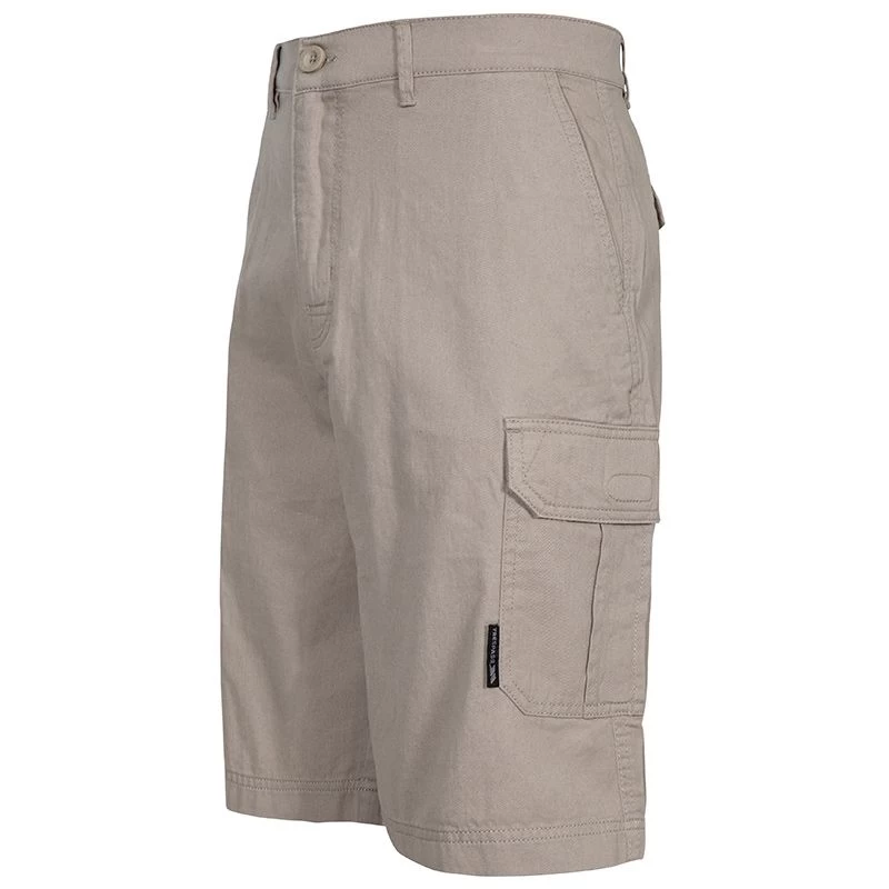 Trespass Men's Rawson Cargo Shorts Oatmeal 2 Trespass Men's Rawson Cargo Shorts Oatmeal - Image 2