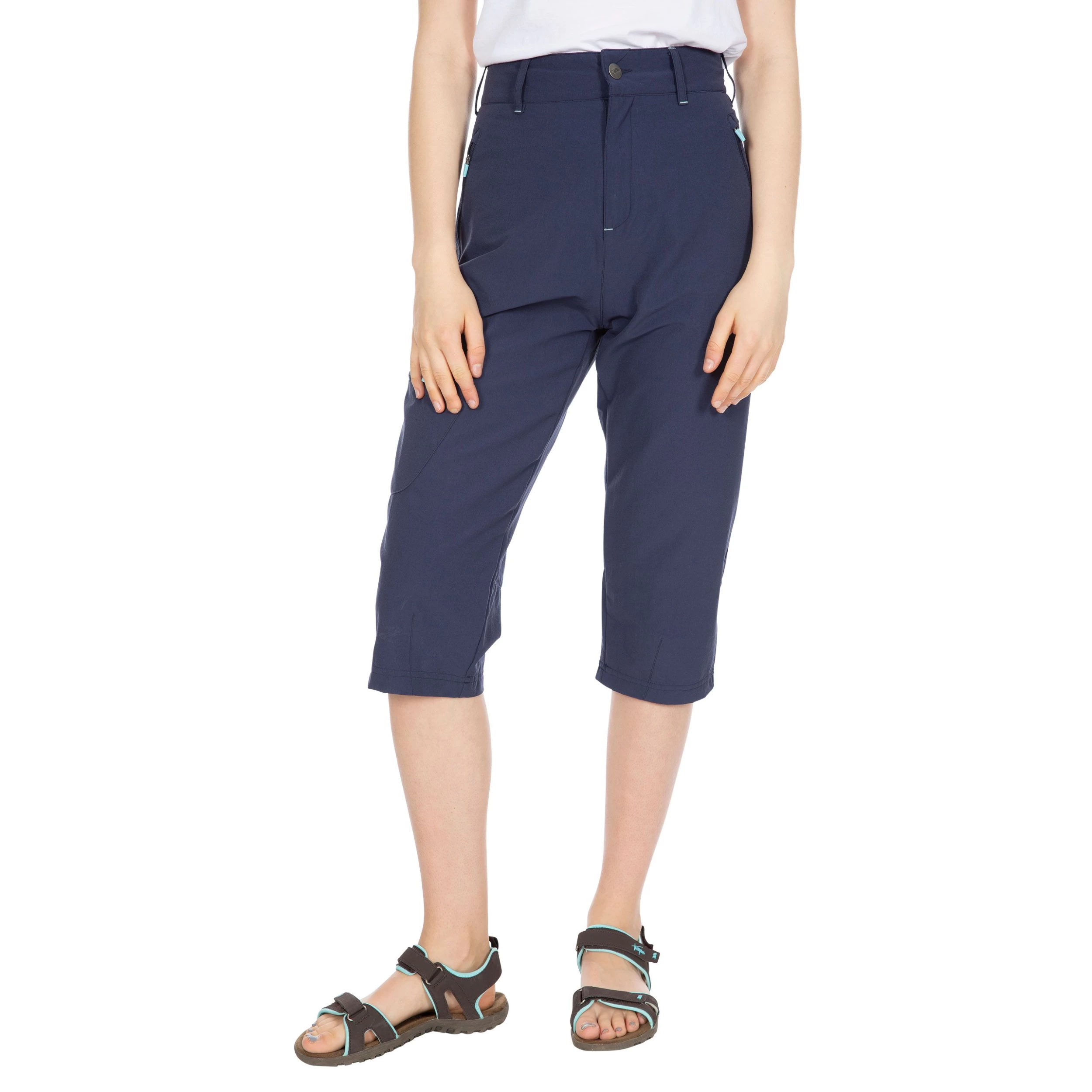 Trespass Womens Quick Dry 3/4 Length Trousers Recognise - Junior Size 2 Trespass Womens Quick Dry 3/4 Length Trousers Recognise - Junior Size - Image 2