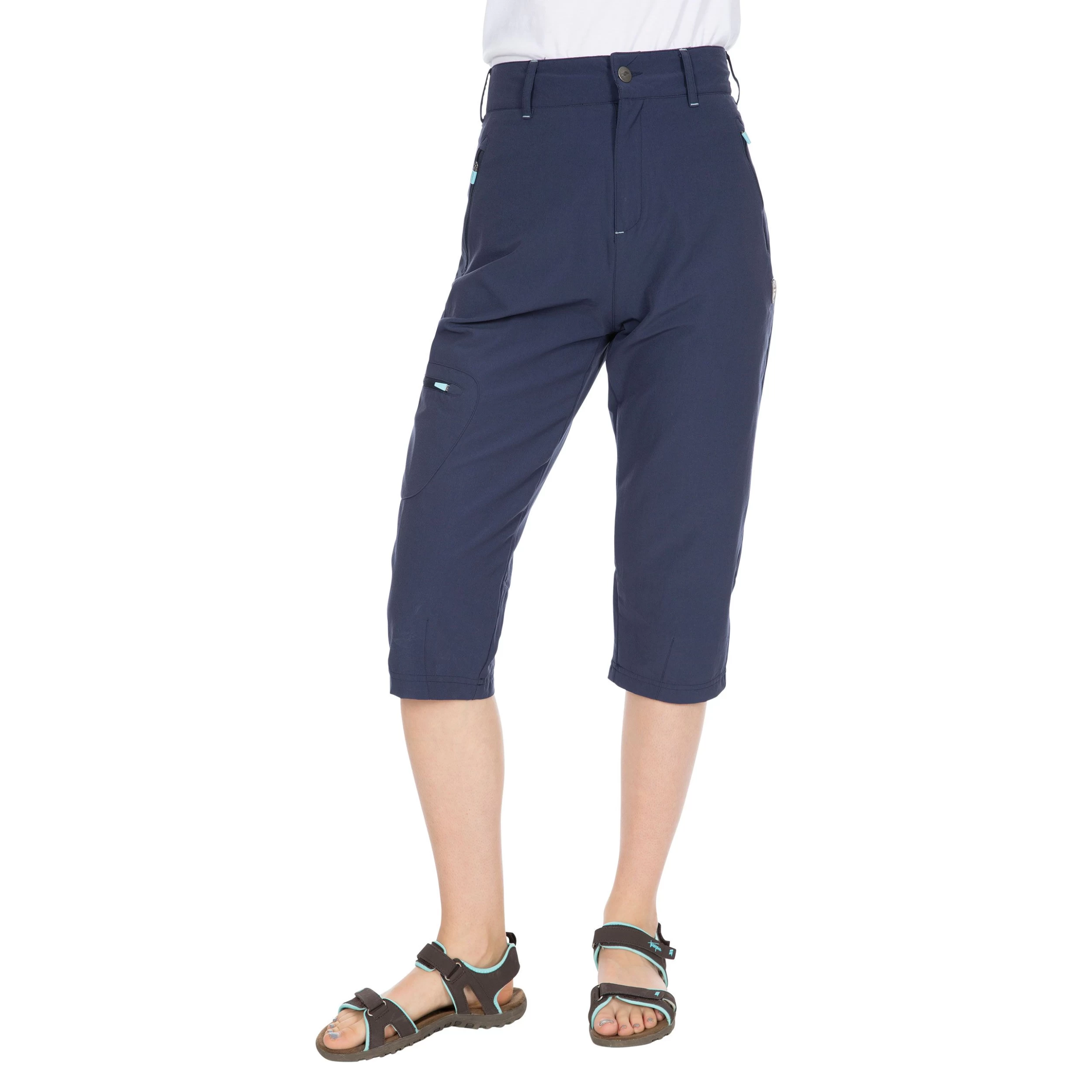 Trespass Womens Quick Dry 3/4 Length Trousers Recognise - Junior Size 5 Trespass Womens Quick Dry 3/4 Length Trousers Recognise - Junior Size - Image 5