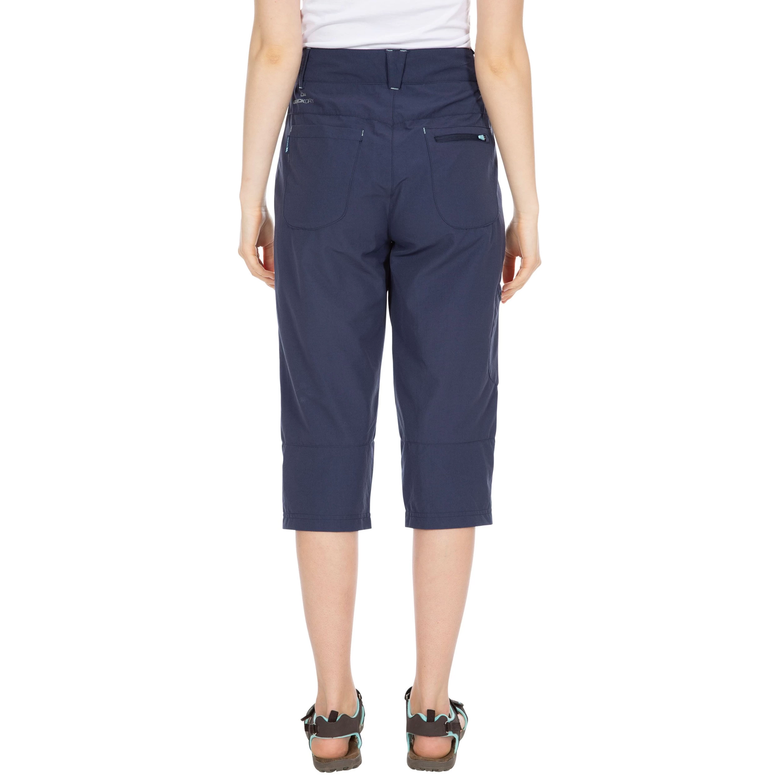 Trespass Womens Quick Dry 3/4 Length Trousers Recognise - Junior Size 14 Trespass Womens Quick Dry 3/4 Length Trousers Recognise - Junior Size - Image 14