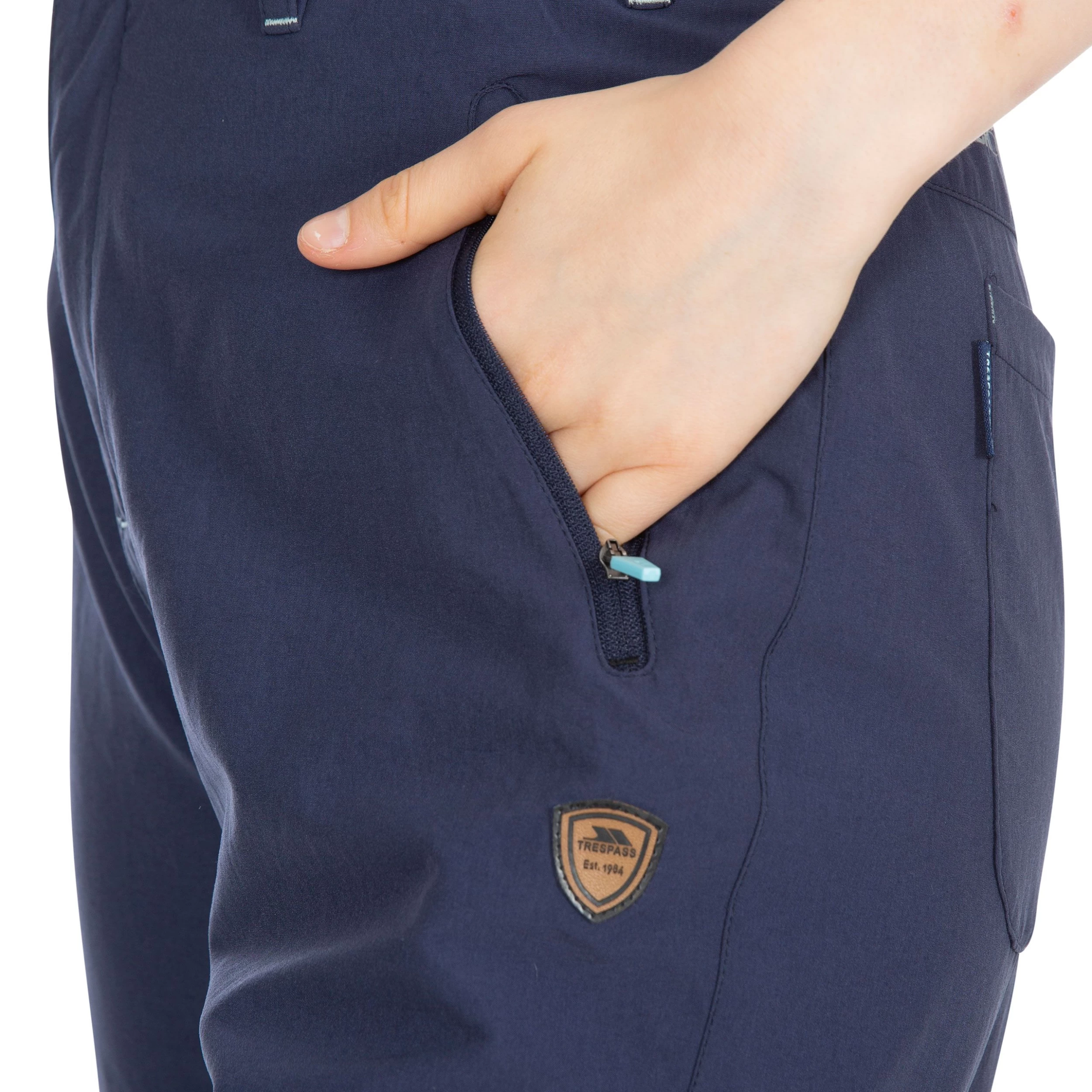 Trespass Womens Quick Dry 3/4 Length Trousers Recognise - Junior Size 11 Trespass Womens Quick Dry 3/4 Length Trousers Recognise - Junior Size - Image 11