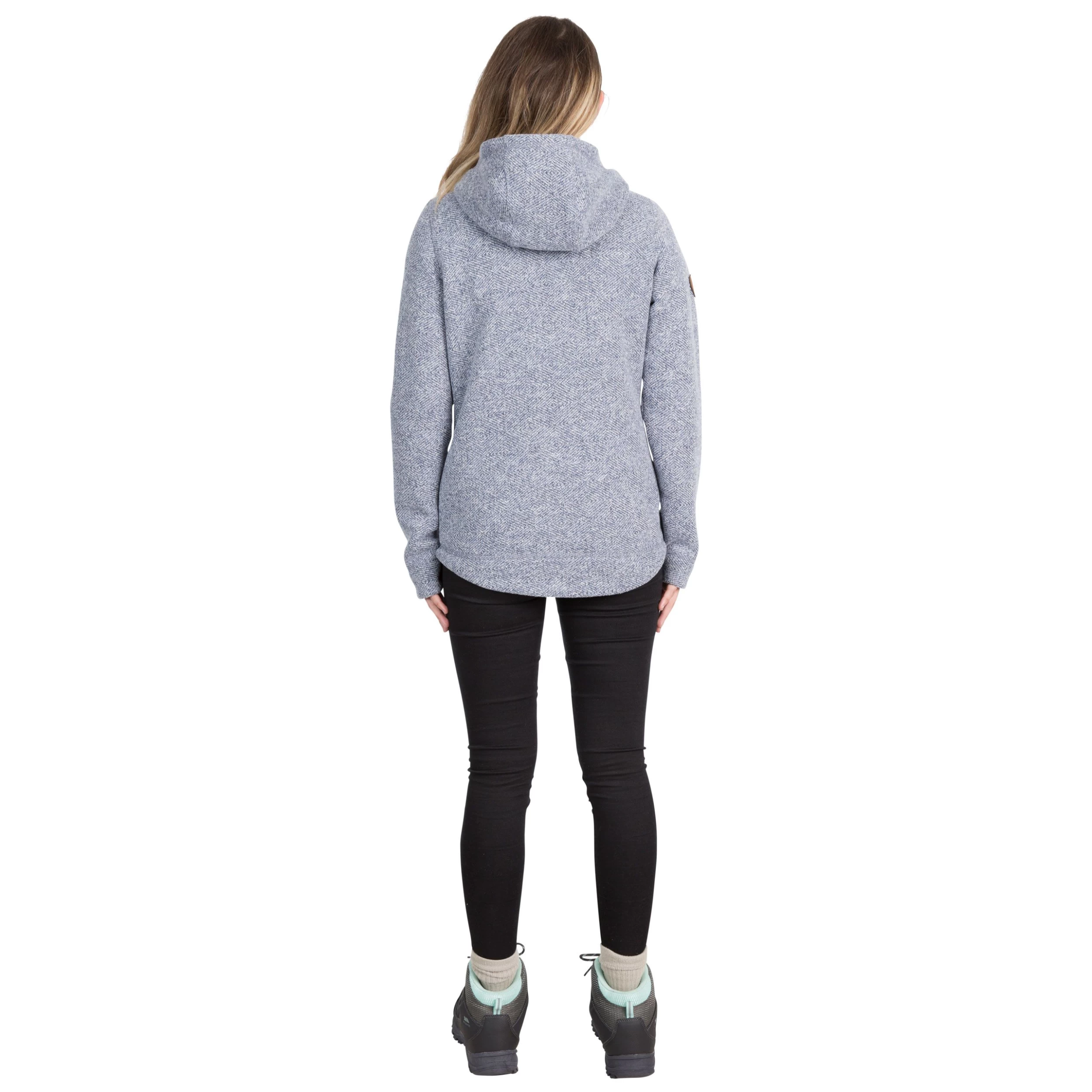 Trespass Womens Fleece Hoodie Reserve - Junior Size 4 Trespass Womens Fleece Hoodie Reserve - Junior Size - Image 4