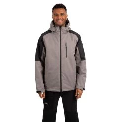 Trespass Men's Waterproof Jacket Resford - BLUE MARL XXS -Adventure Pulse resford majkratr0062 grm m01