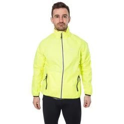 Trespass Men's Hi-Vis Waterproof Packaway Jacket Retract -Adventure Pulse retract majkratr0010 hvy m02 1 1